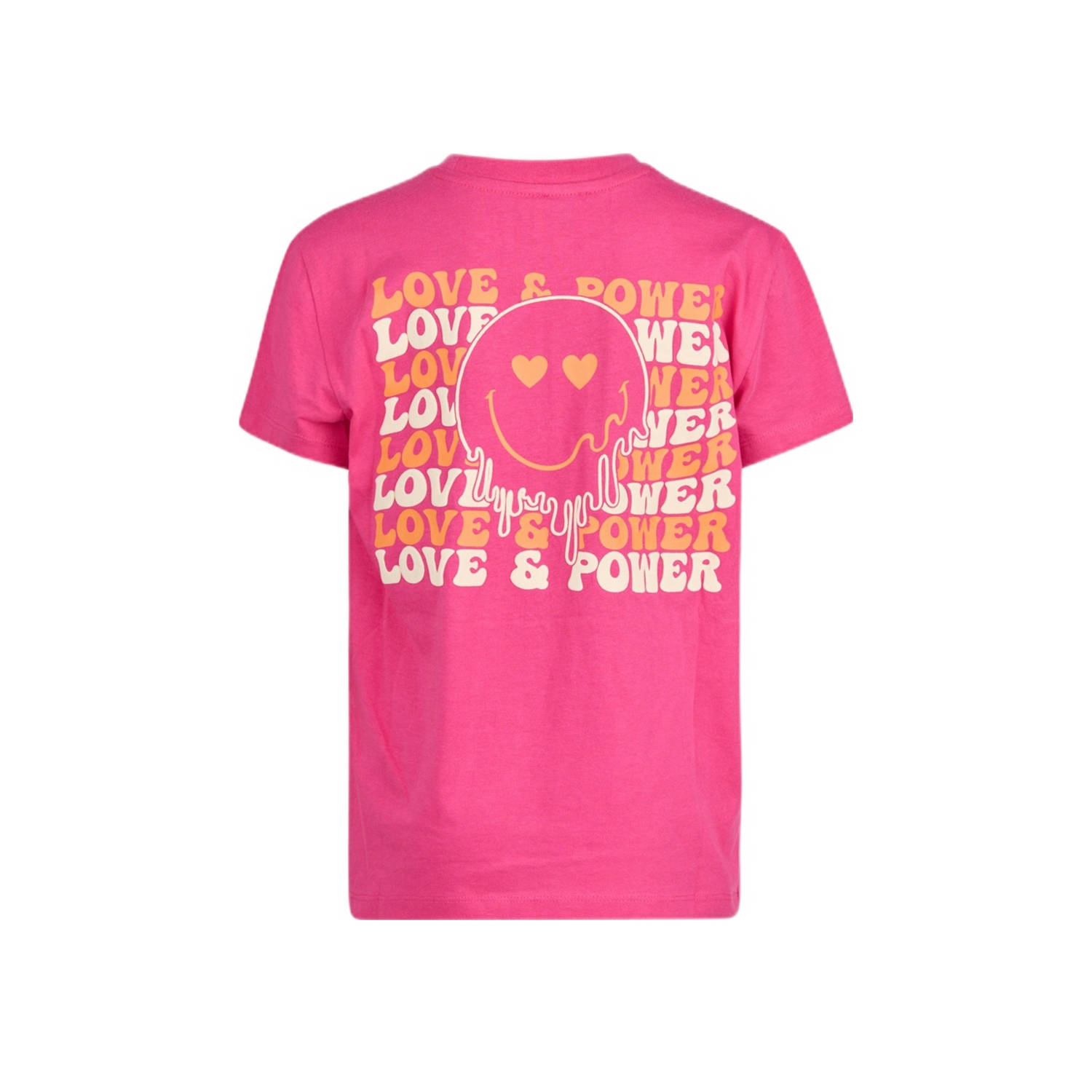 Shoeby T-shirt met backprint roze