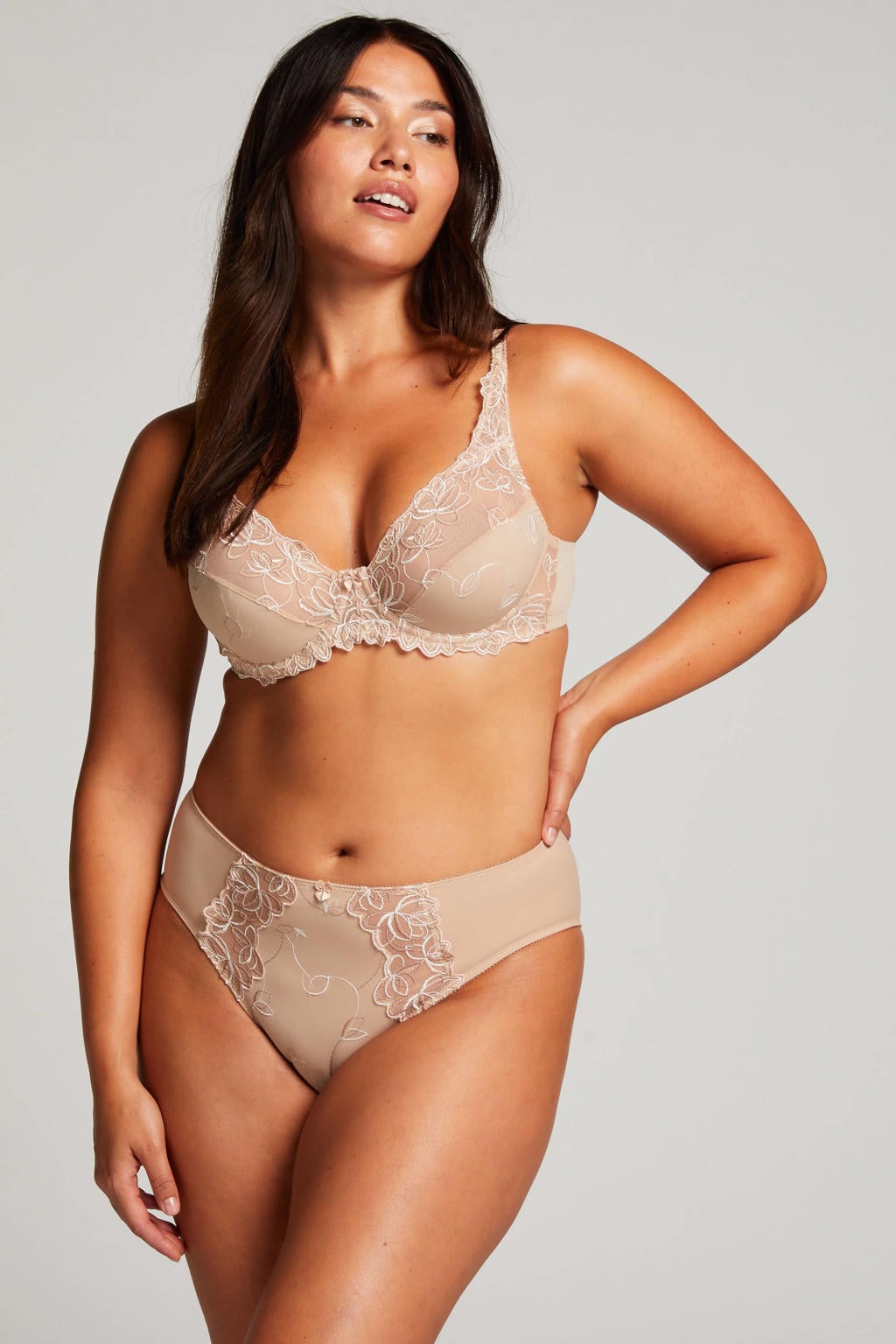 Hunkemöller high waist slip Diva beige