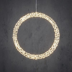 kerstkrans 800led IP44 en timer - d36cm