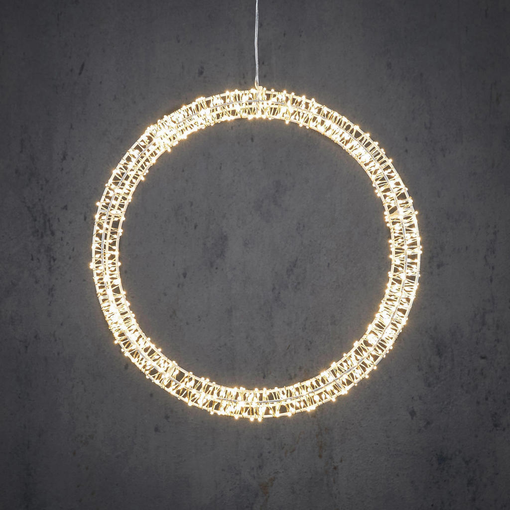 Luca Lighting kerstkrans 800led IP44 en timer - d36cm