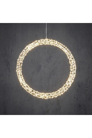 kerstkrans 800led IP44 en timer - d36cm