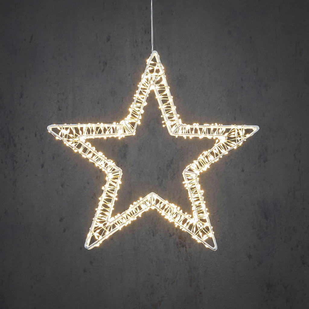 Luca Lighting kerstster 800led IP44 en timer - d36cm