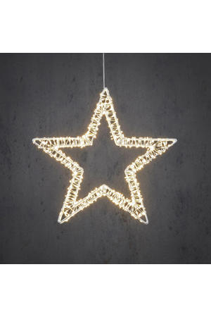 kerstster 800led IP44 en timer - d36cm