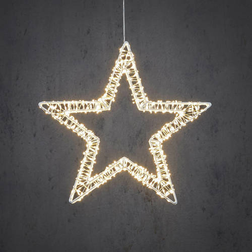 Luca Lighting kerstster 800led IP44 en timer - d36cm afbeelding
