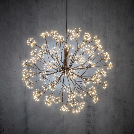 metalen kerstdecoratie met verlichting