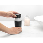thumbnail: Brabantia zeepdispenser ReNew (250 ml) Dark Grey (7.6x14.3 cm)