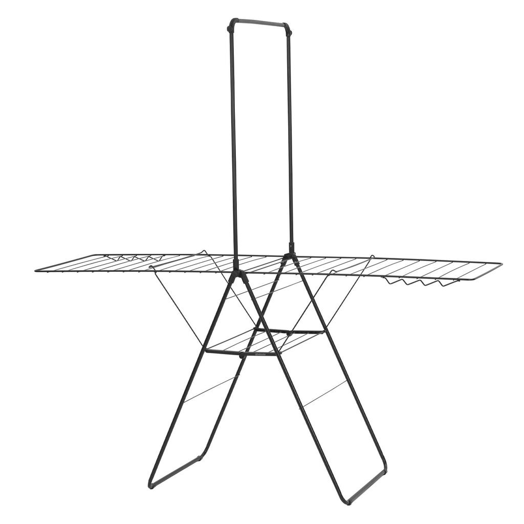 Brabantia droogrek HangOn met stang (25 m) Matt Black