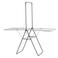 Brabantia droogrek HangOn met stang (25 m) Matt Black