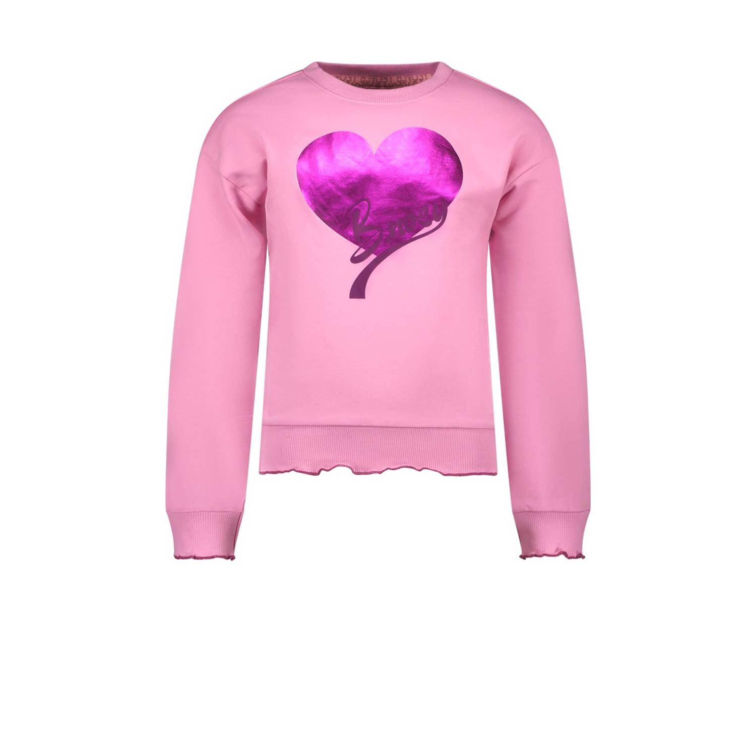B.Nosy sweater met printopdruk zoetroze