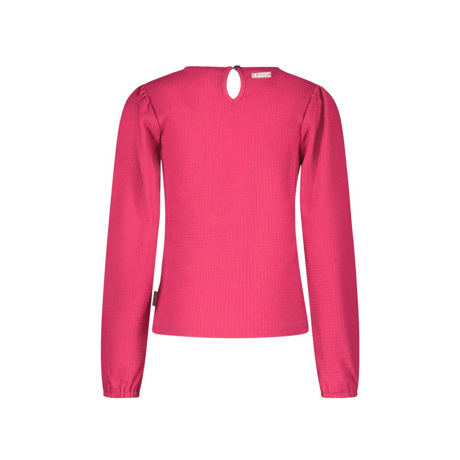 B.Nosy longsleeve met all over print donkerroze