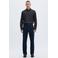 Selected slim fit overhemd met mouwlengte 7 SLHSLIM zwart