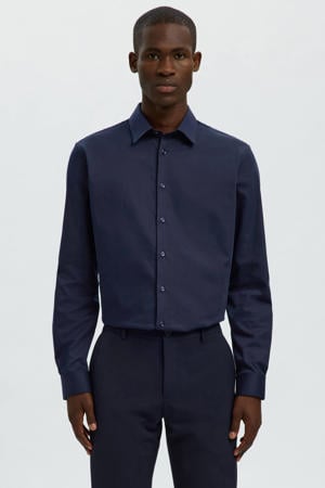 slim fit overhemd met mouwlengte 7 SLHSLIM sky captain