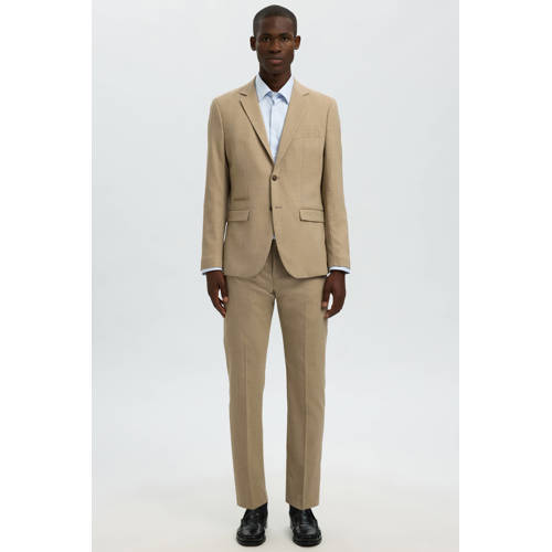SELECTED HOMME slim fit overhemd met mouwlengte 7 SLHSLIM lichtblauw afbeelding