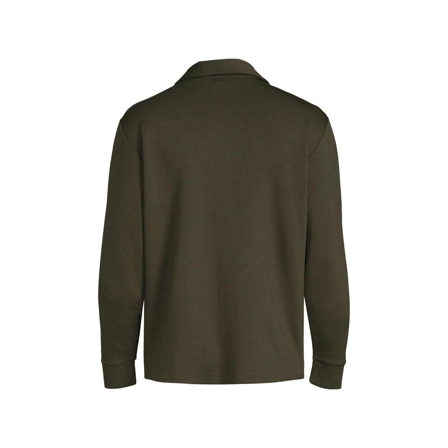 SELECTED HOMME sweatvest SLHEMANUEL donkergroen