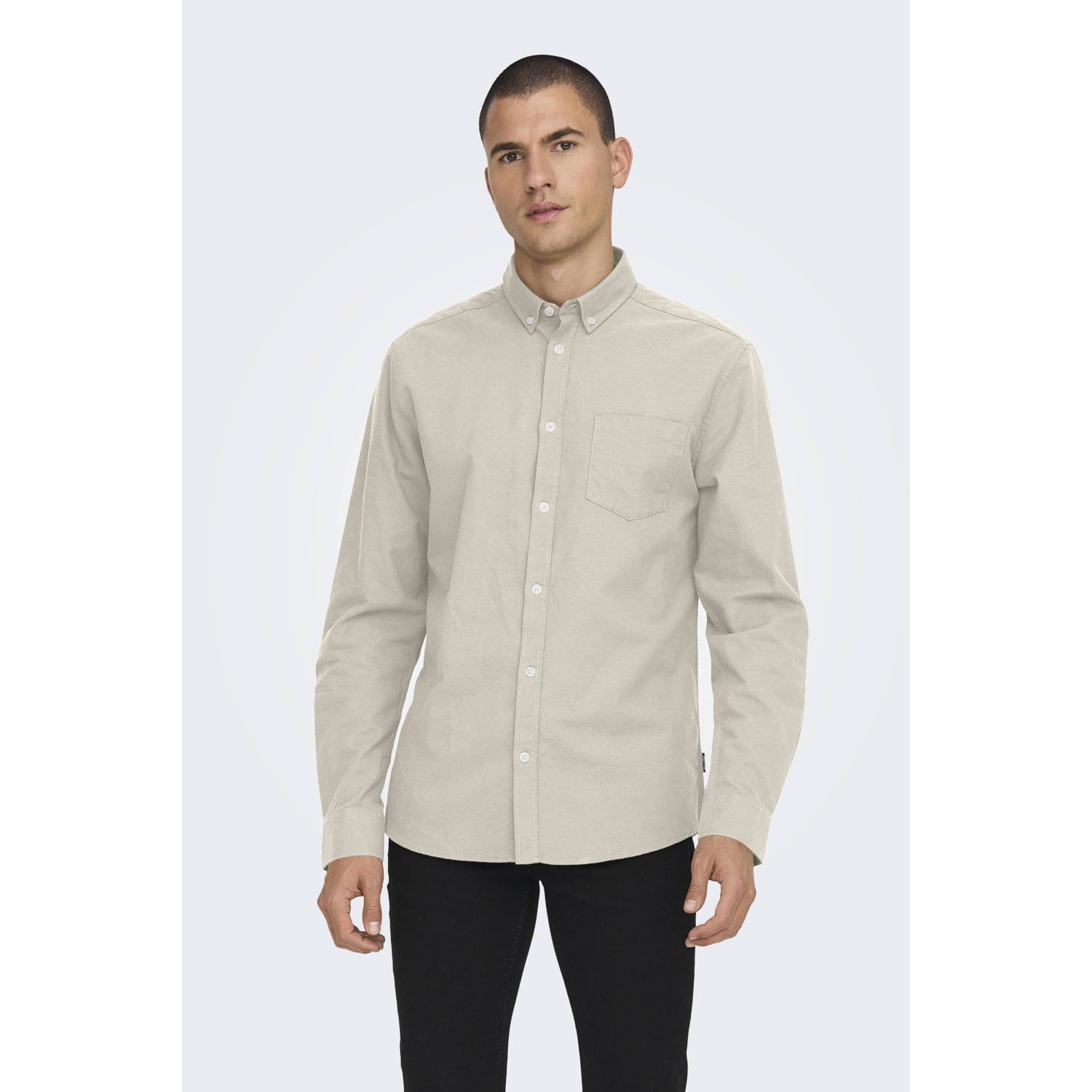 ONLY & SONS Overhemd met lange mouwen ONSALVARO LS OXFORD SHIRT