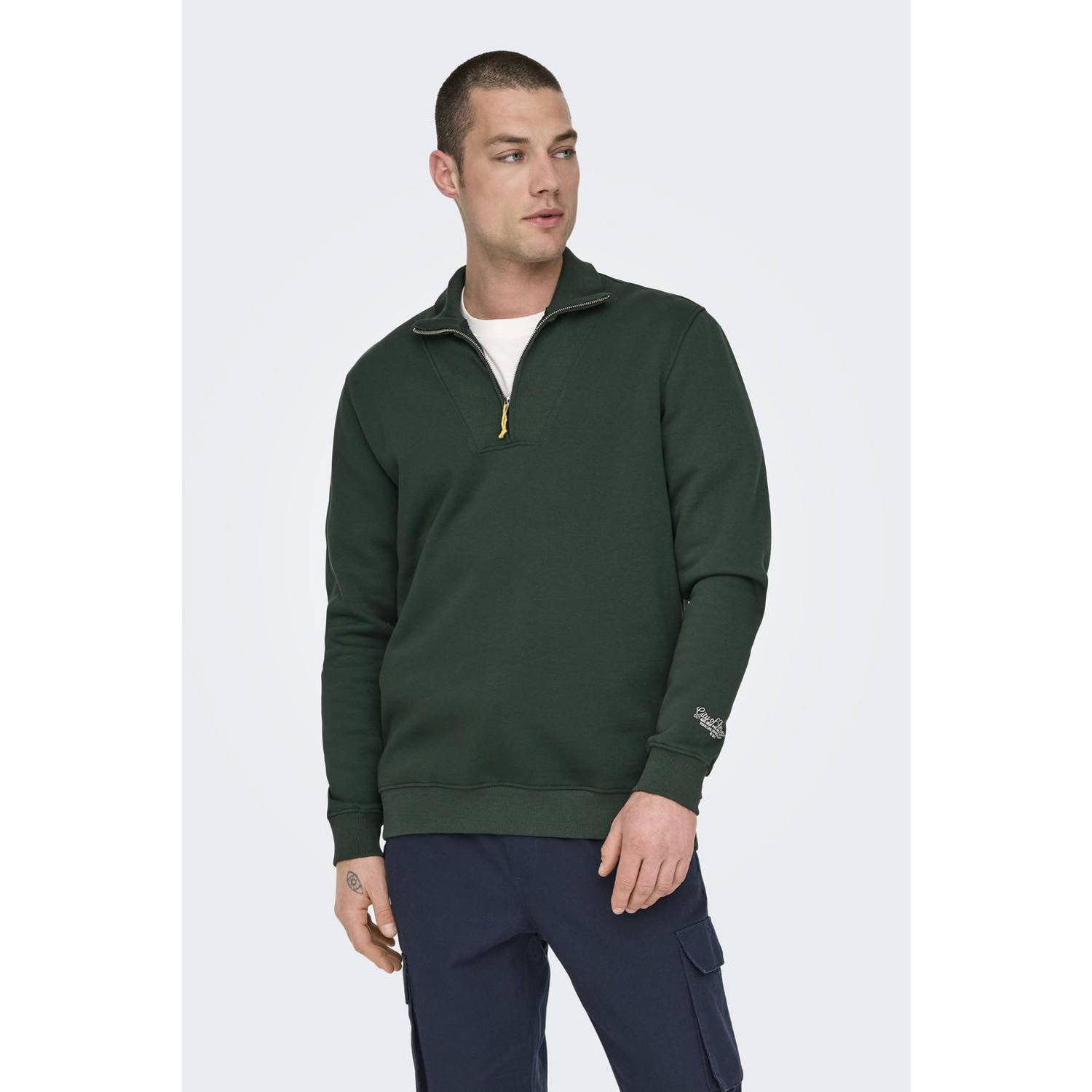 ONLY & SONS sweater ONSRILEY groen