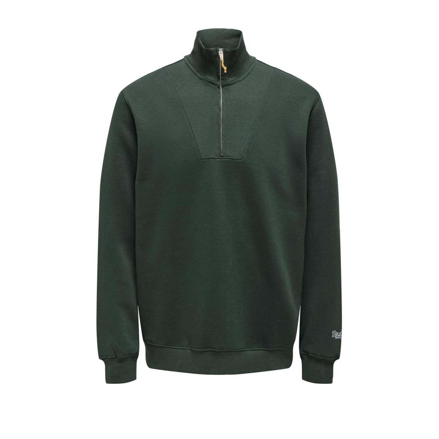 Only & Sons Riley 1 4 Zip High Neck Sweater Heren