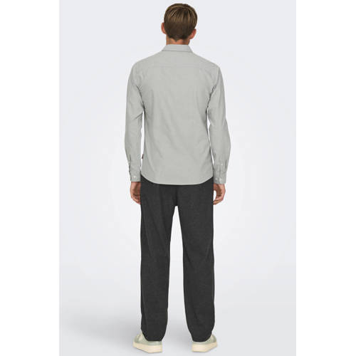 ONLY & SONS slim fit overhemd ONSALVARO groen afbeelding