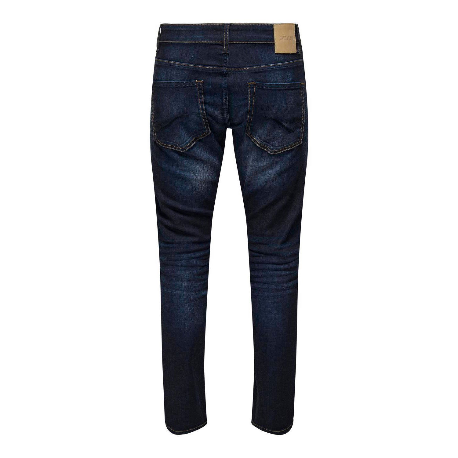 ONLY & SONS slim fit jeans ONSLOOM dark blue denim