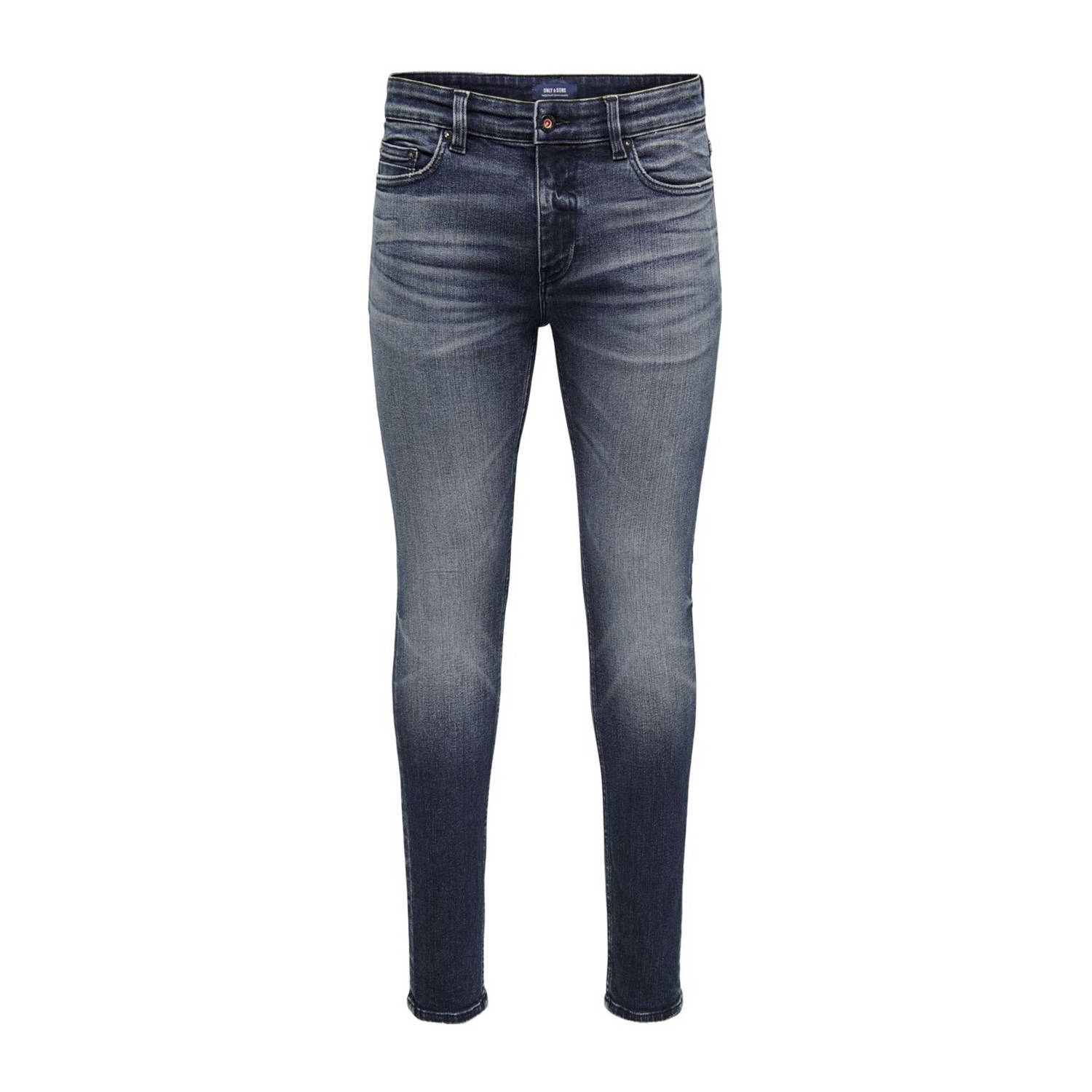 ONLY & SONS skinny jeans ONSWARP dark blue denim