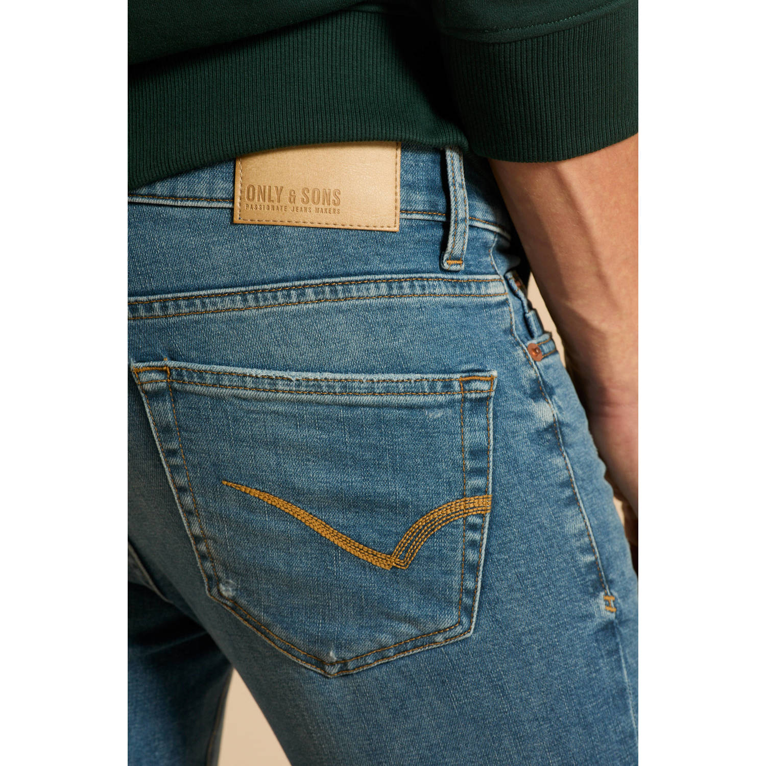 ONLY & SONS skinny jeans ONSWARP light medium blue denim