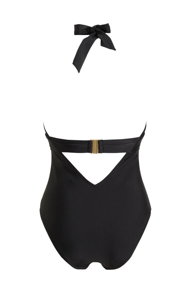 CUPSHE Vrouwen Bikini Sets Tweedelig Badpak Hoge Taille V-hals Terug Haak Uitsparing Textuur Verstelbare Bandjes, Pruim Paars/Bloemen, L