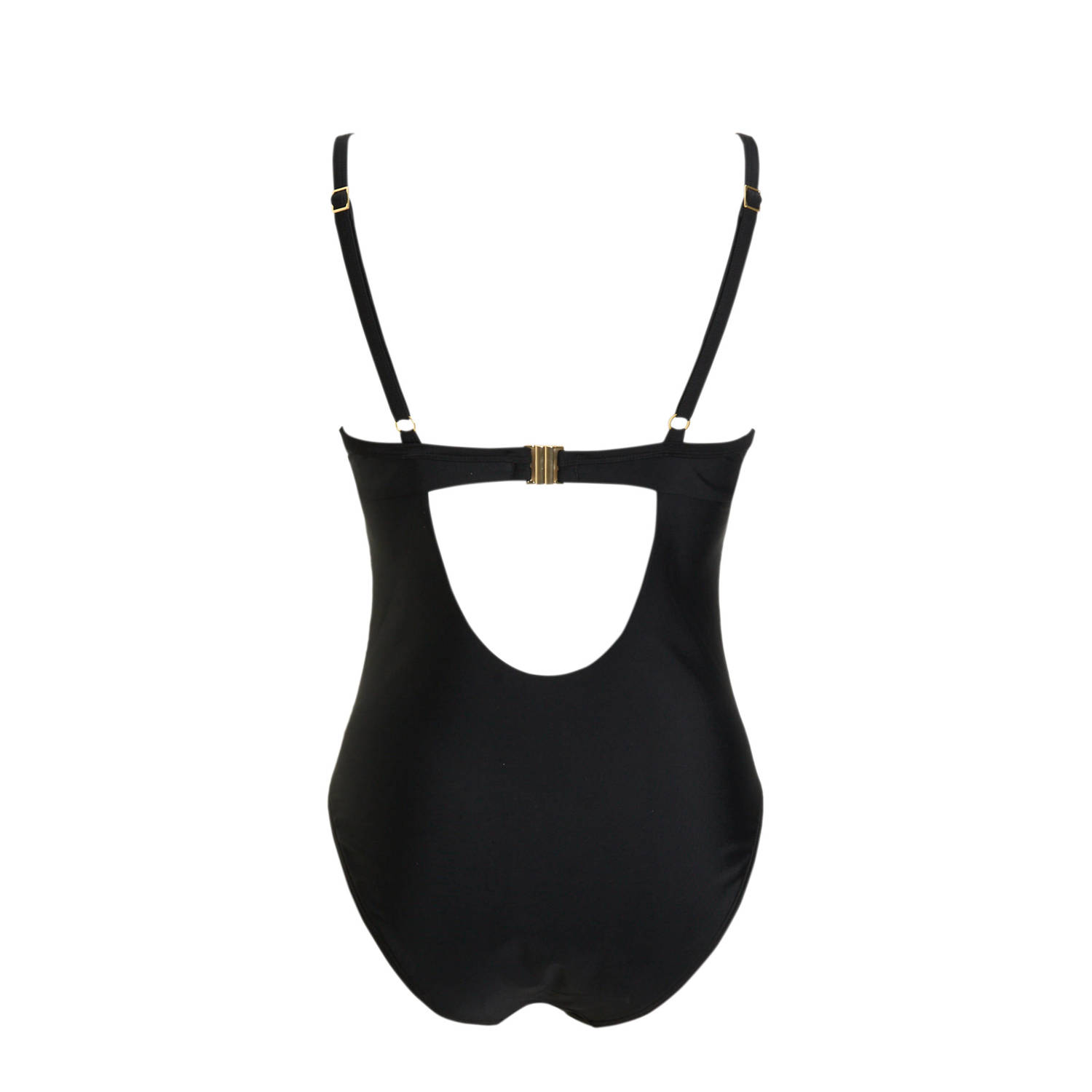 BEACHWAVE corrigerend badpak met beugel zwart