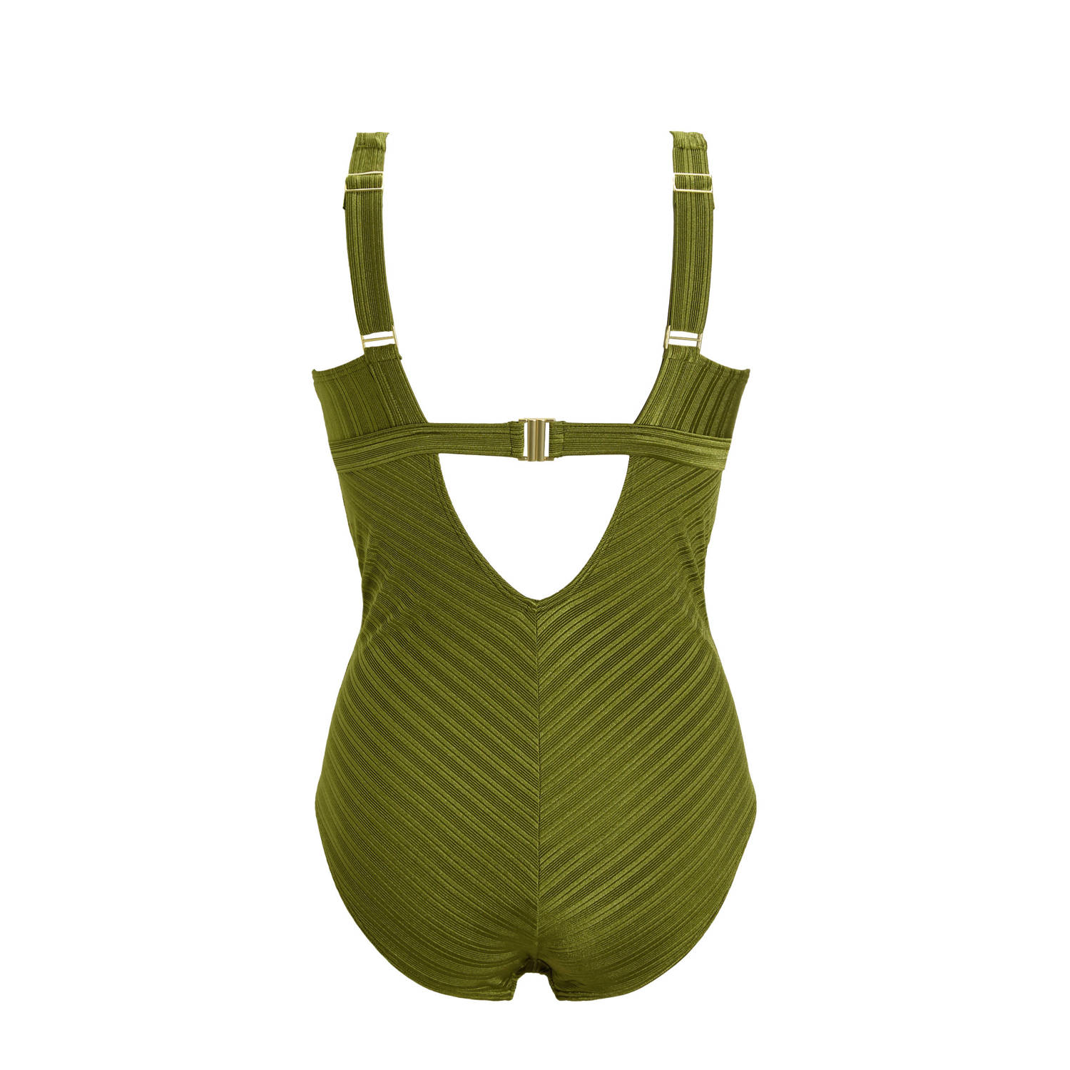 BEACHWAVE Curve corrigerend badpak groen