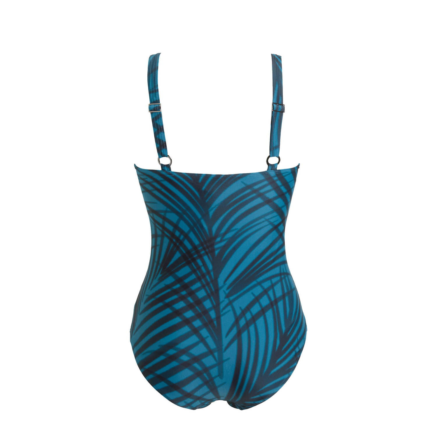 BEACHWAVE corrigerend badpak blauw antraciet