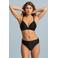 BEACHWAVE voorgevormde beugel bikinitop met textuur zwart