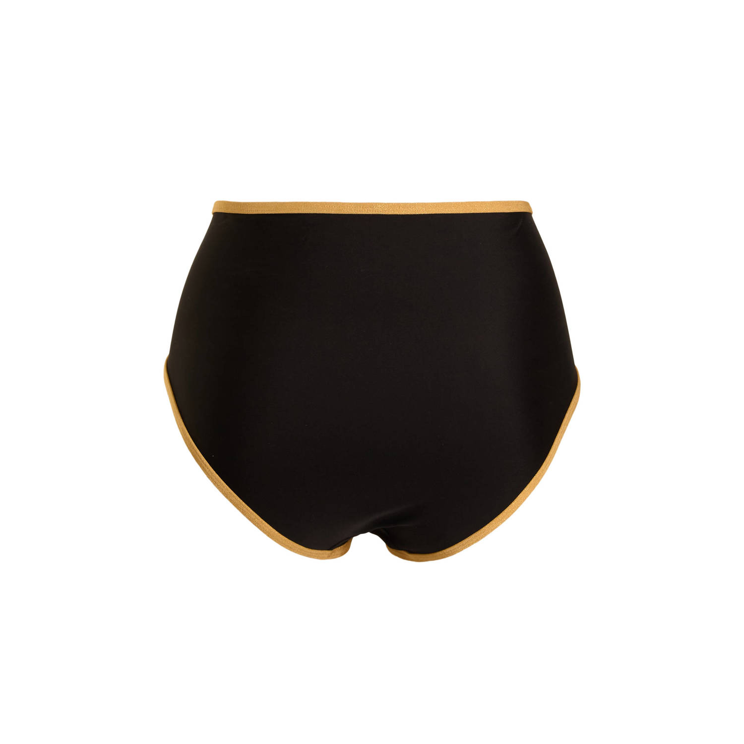 BEACHWAVE Curve high waist bikinibroekje zwart