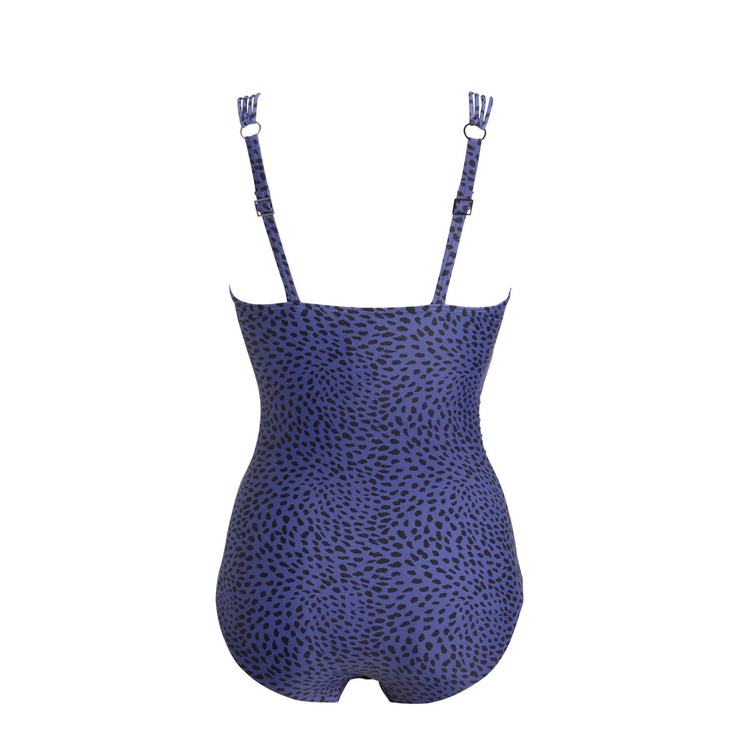 BEACHWAVE corrigerend badpak blauw antraciet