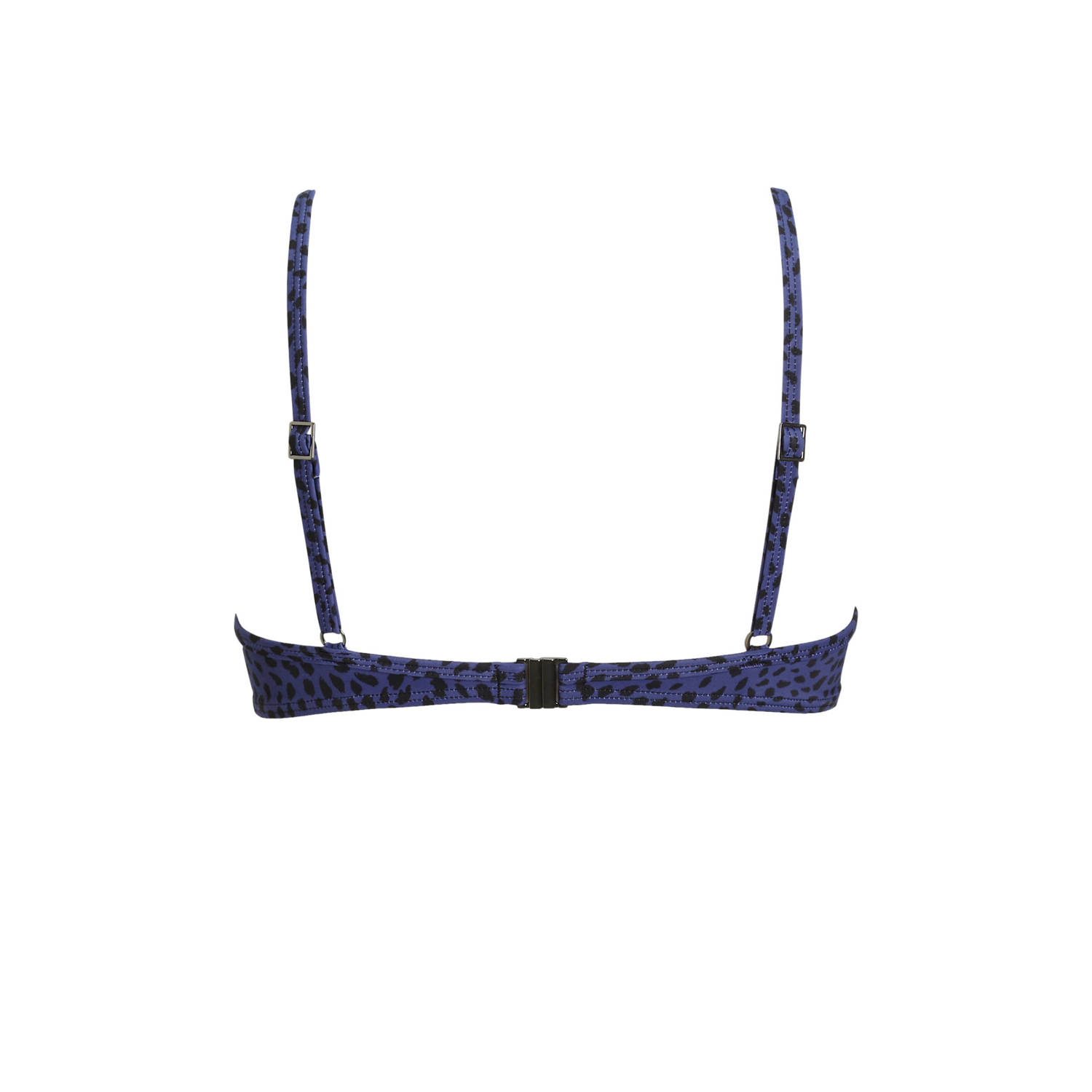 BEACHWAVE voorgevormde beugel bikinitop blauw