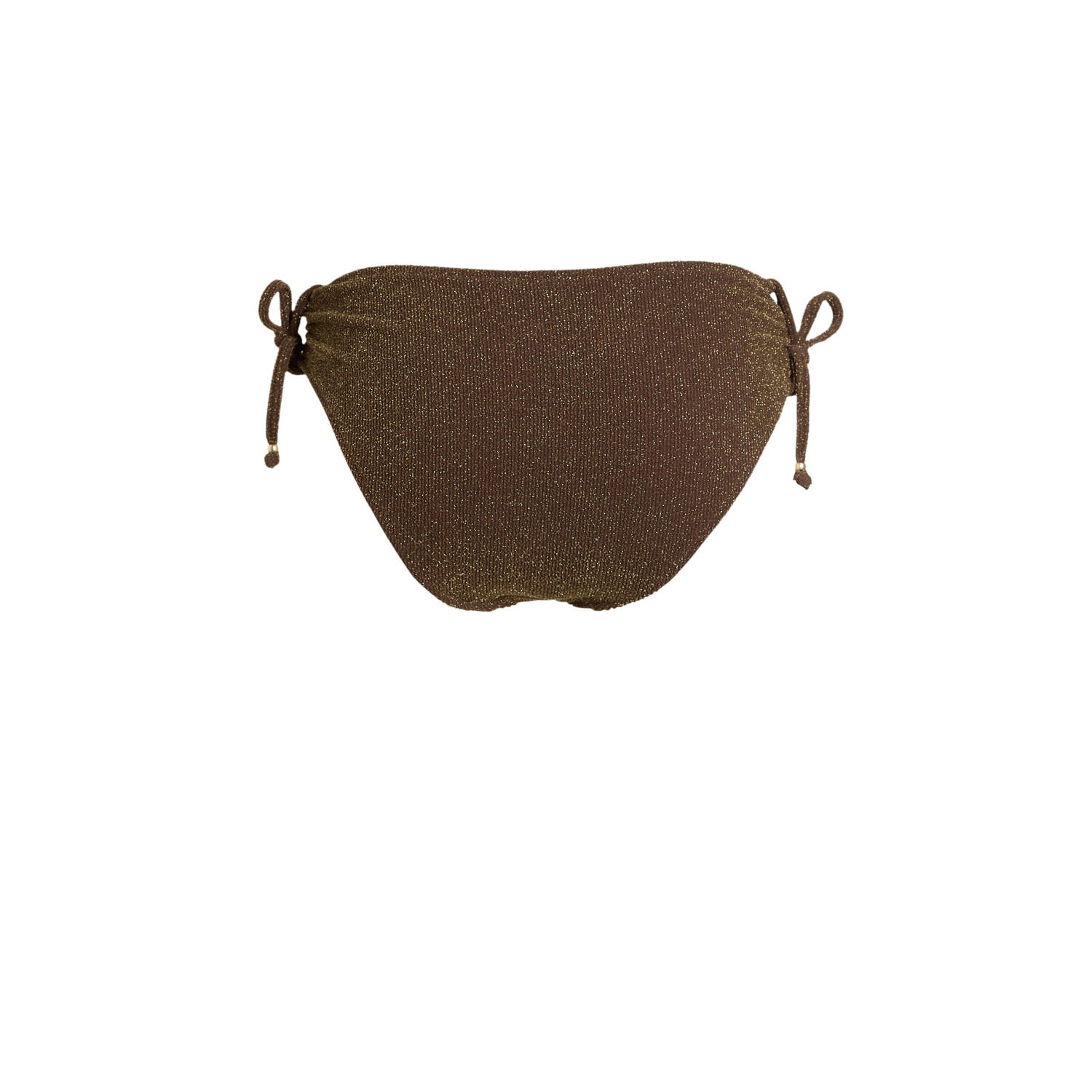 BEACHWAVE bikinibroekje met lurex bruin