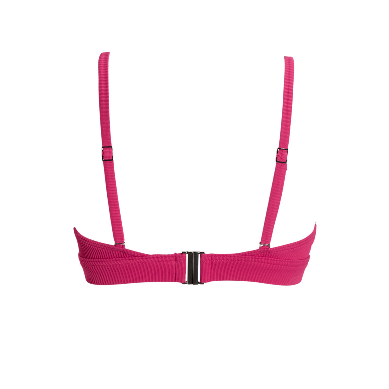BEACHWAVE voorgevormde beugel bikinitop fuchsia
