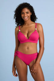 thumbnail: BEACHWAVE voorgevormde beugel bikinitop fuchsia