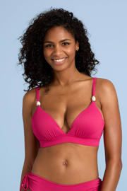 thumbnail: BEACHWAVE voorgevormde beugel bikinitop fuchsia