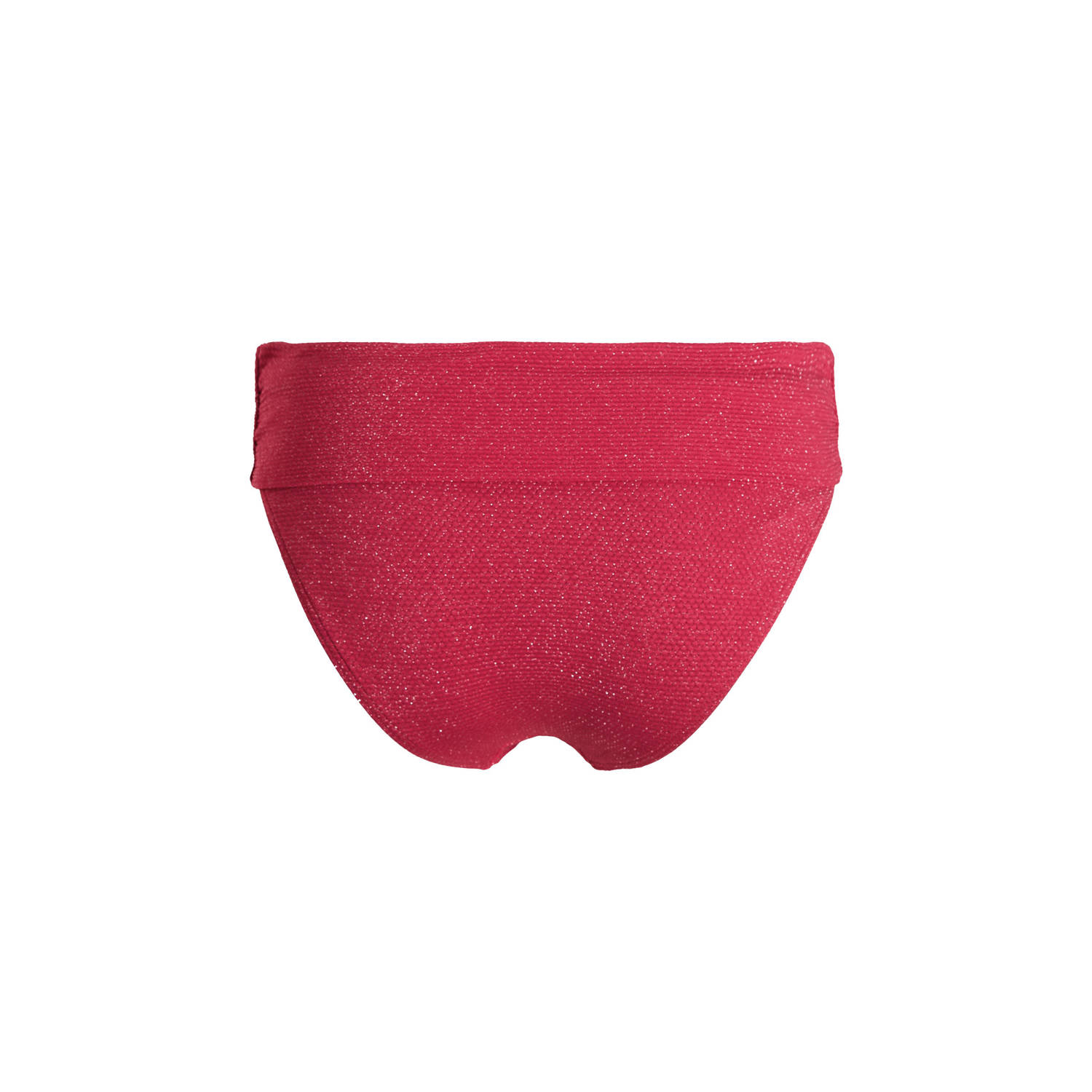 BEACHWAVE omslag bikinibroekje met lurex rood