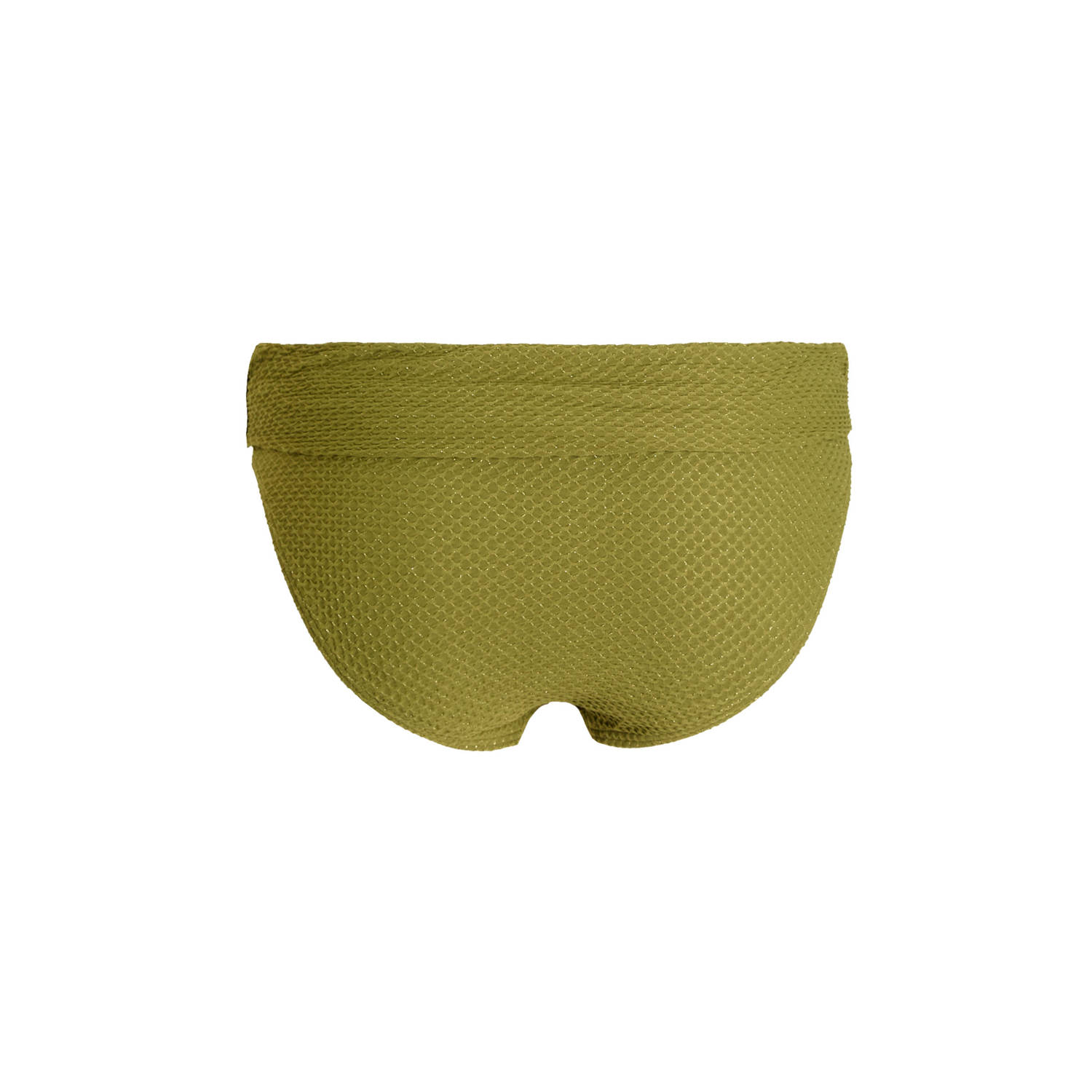 BEACHWAVE omslag bikinibroekje met lurex groen