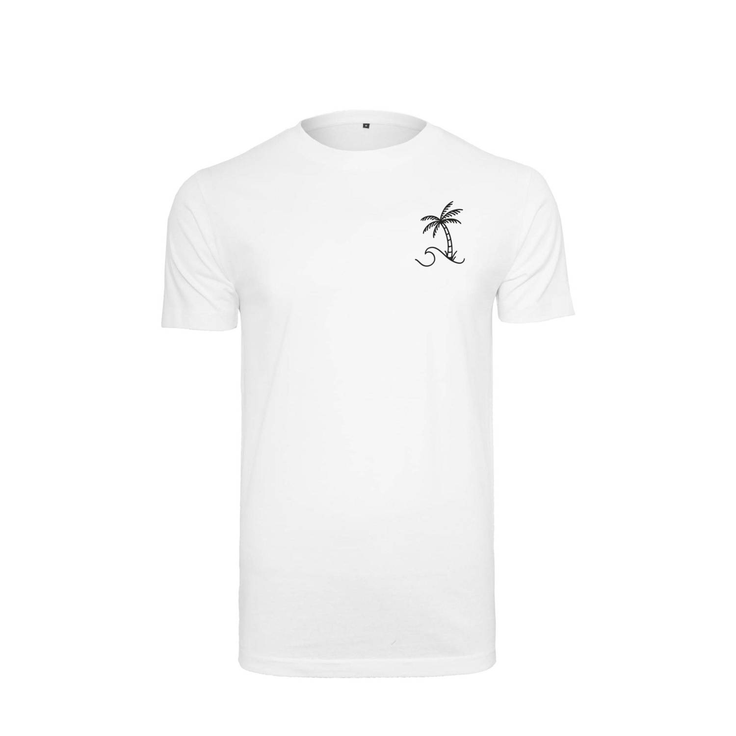 Mister Tee T-shirt met printopdruk wit