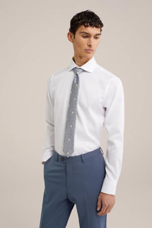 Tall fit overhemd wit