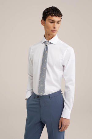 Tall fit overhemd wit