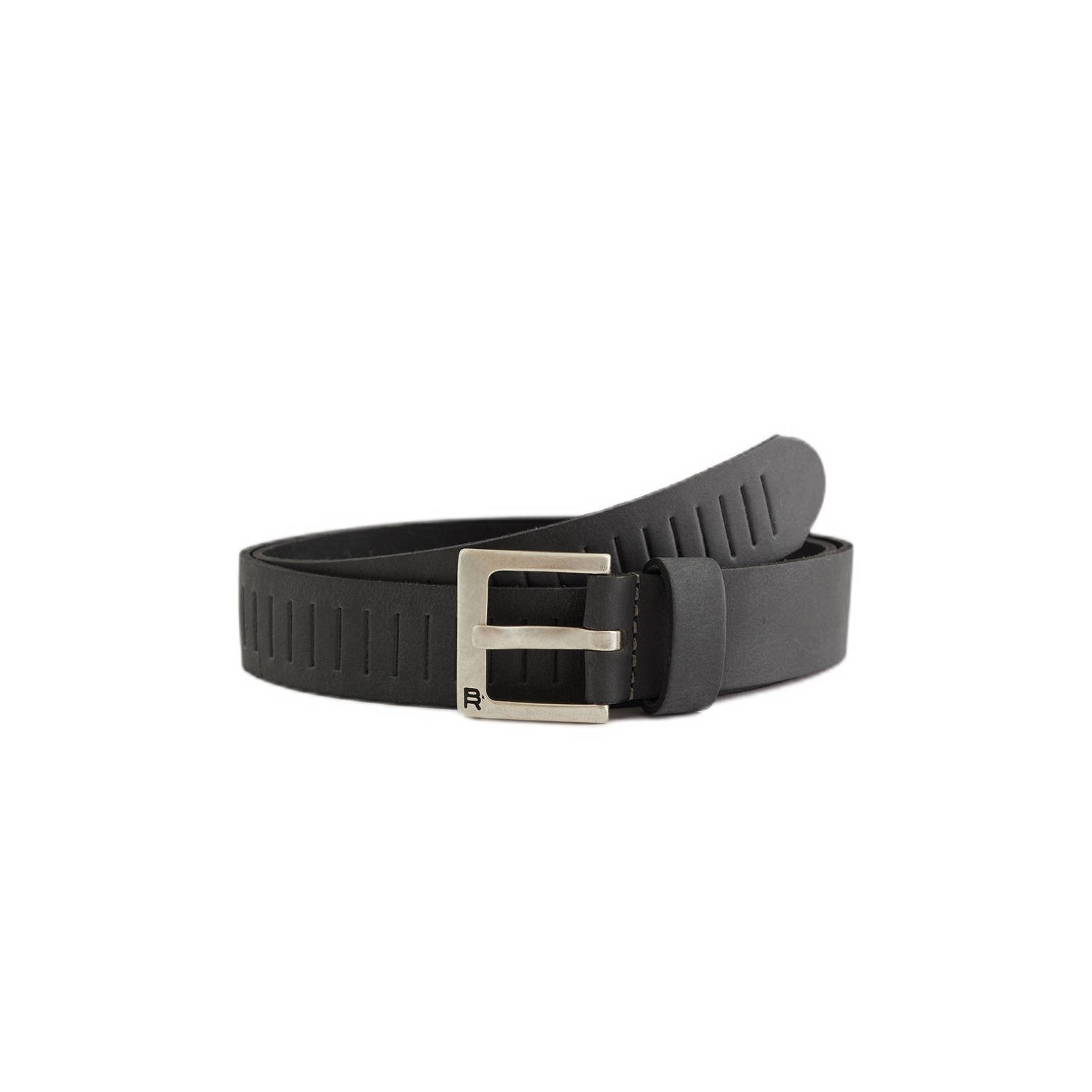 WE Fashion riem zwart Jongens Leer Effen 65 cm | Riem van