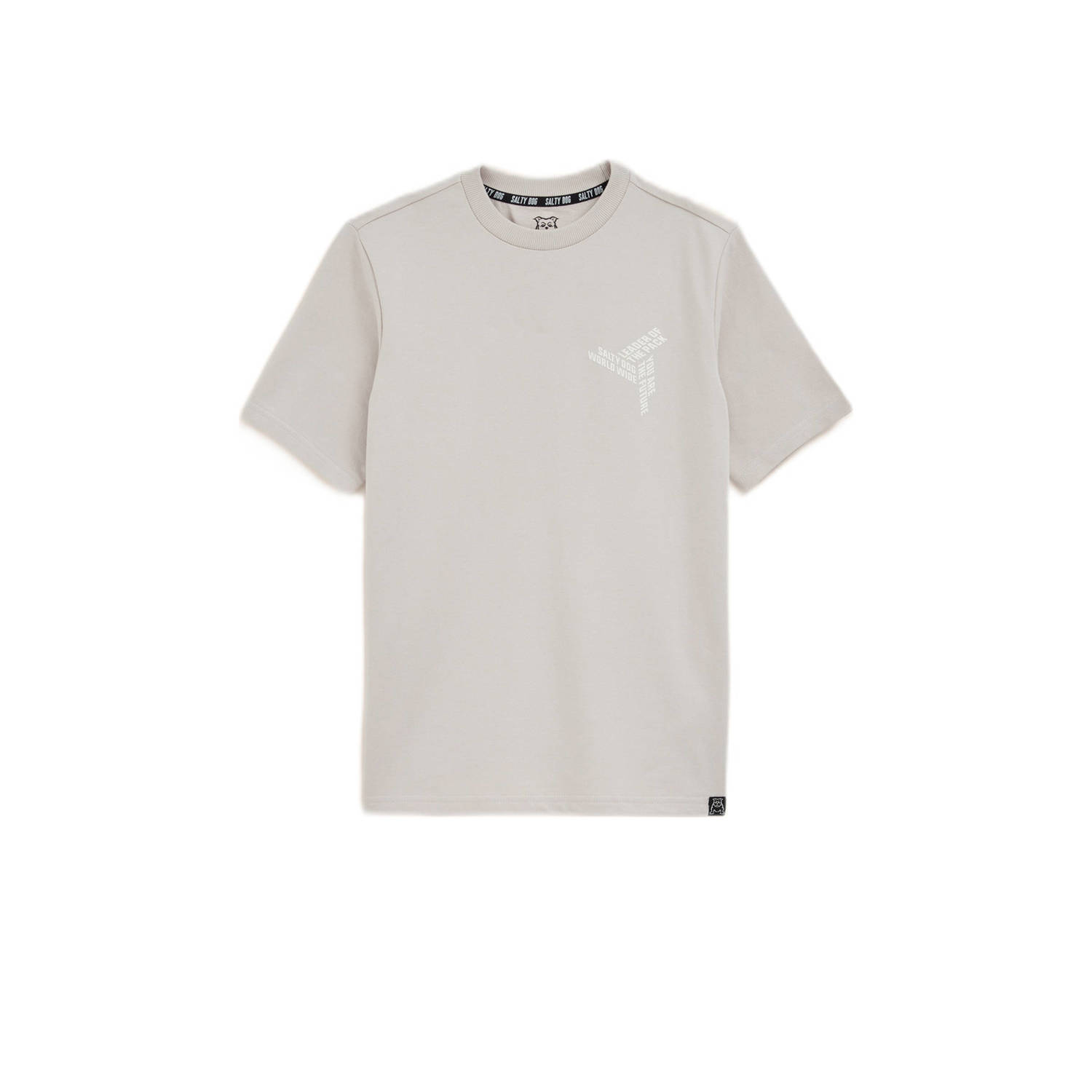Salty Dog T-shirt met printopdruk beige