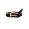 WE Fashion riem met contract stiksels zwart