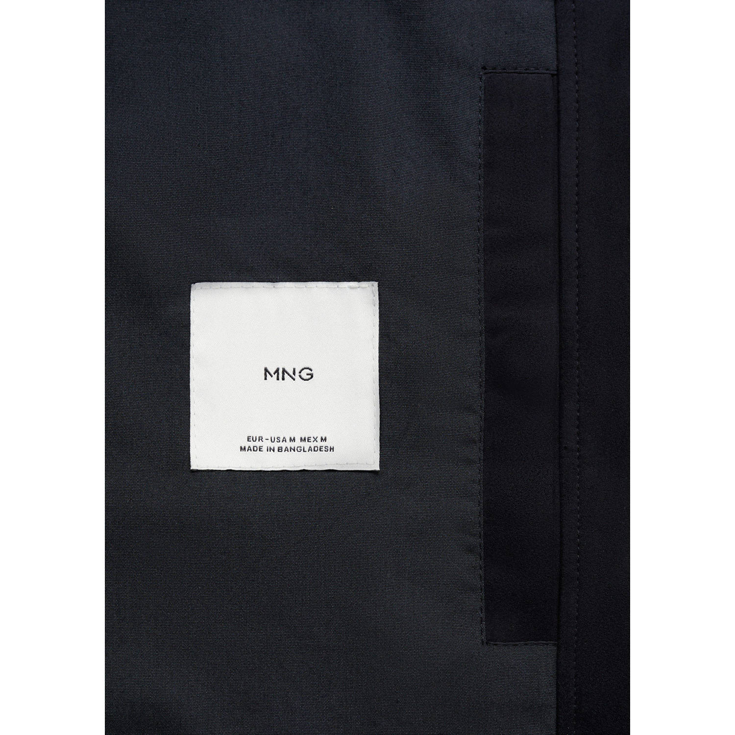 Mango Man tussenjas donkerblauw