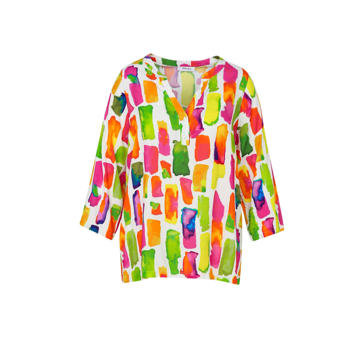 Paprika top met grafische print multi