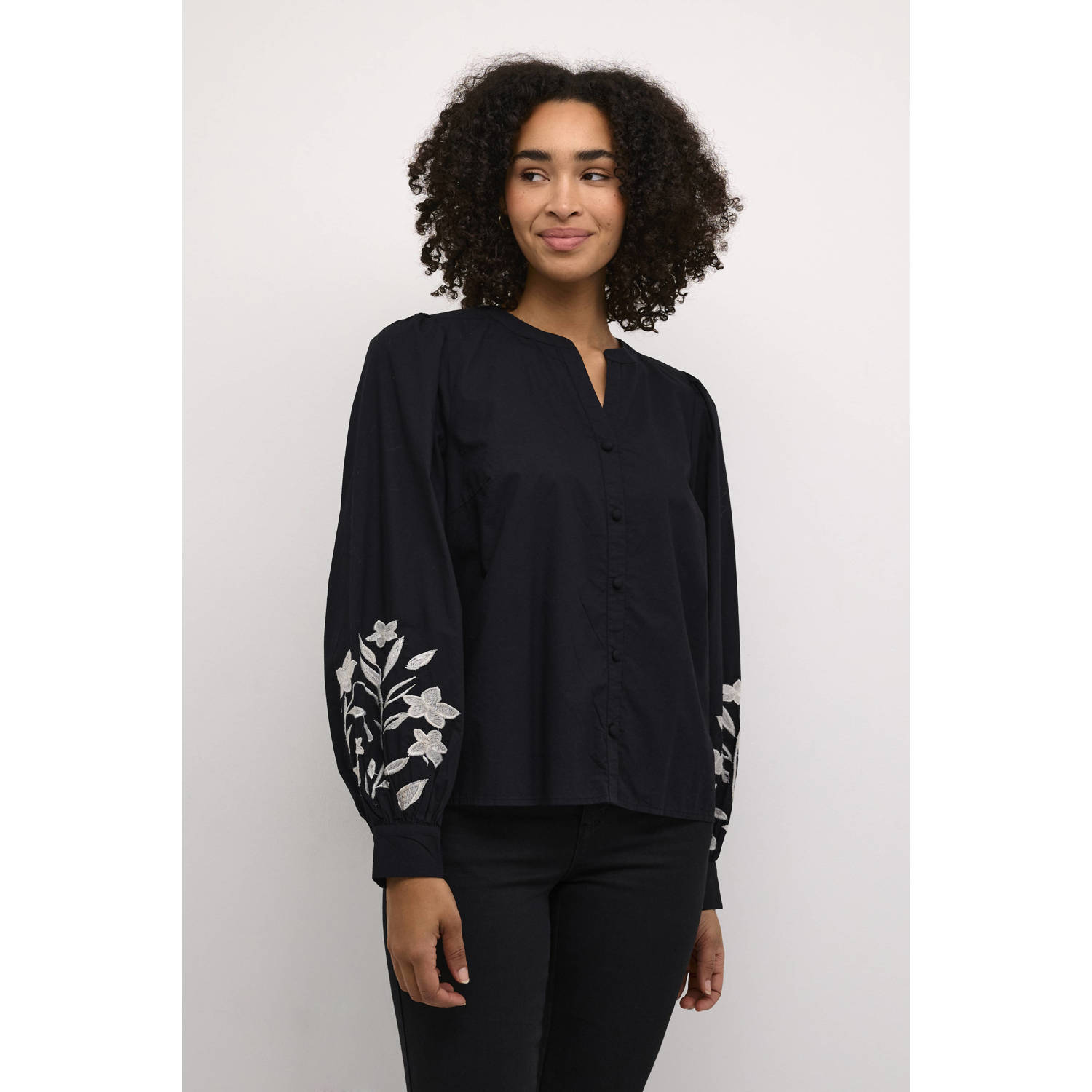 Kaffe blouse KAnatali zwart