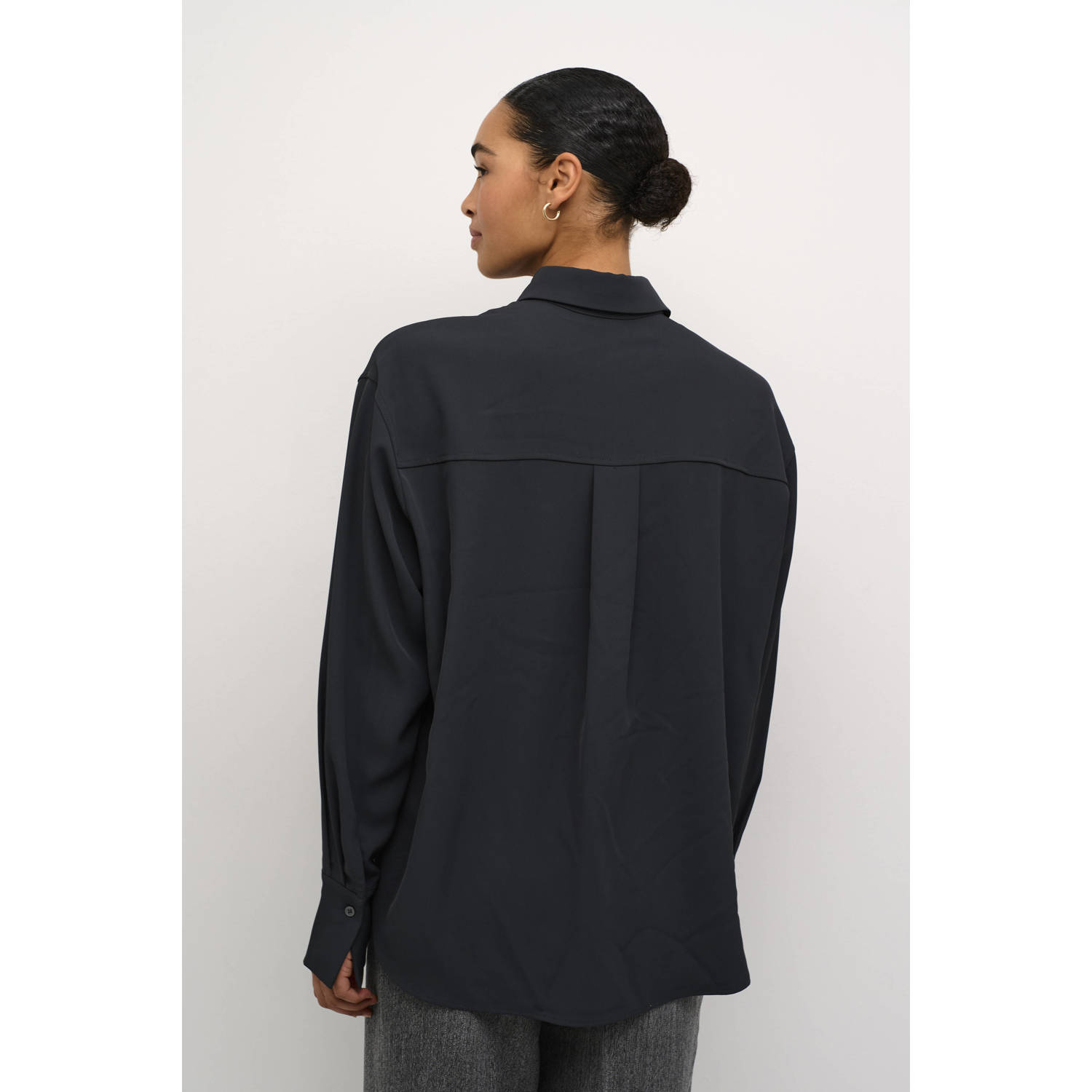 Kaffe blouse KAsigna antraciet
