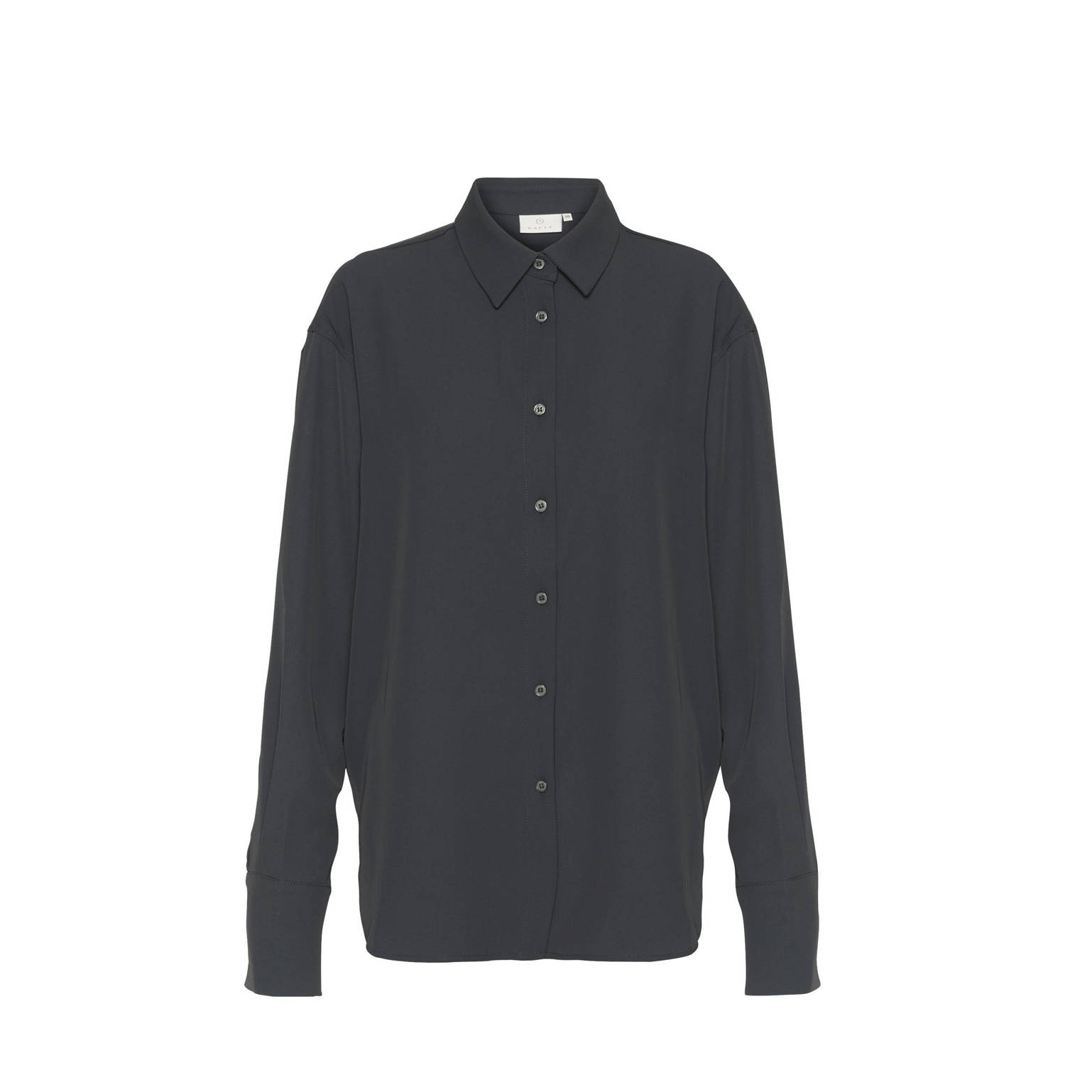 Kaffe Klassieke Shirt Zwart Oester Top Black Dames